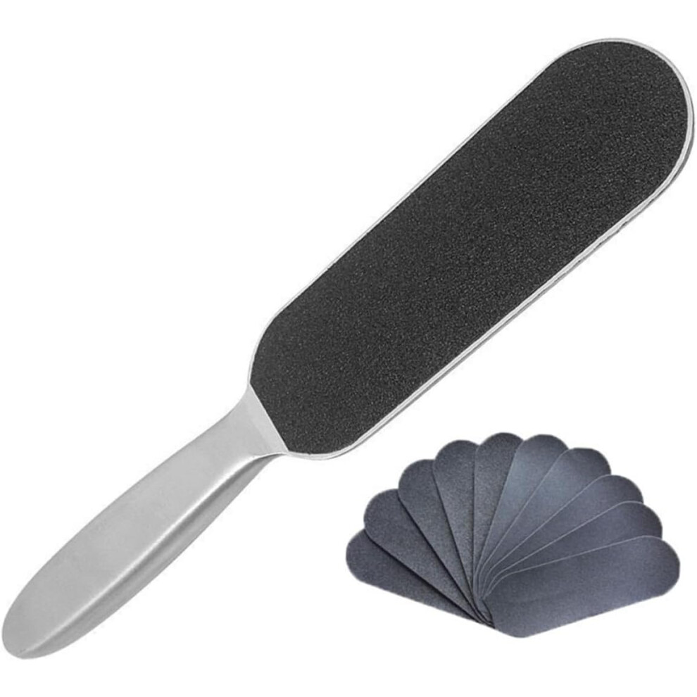 Hkhbjs Foot File Callus Remover And Foot Rasp For Dead Skin Removal With Included Sanding Papers And Foot Care