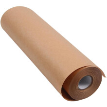45 cm x 30 m braune Kraftpapierrolle für Verpackungen und Einwickeln, robustes Bastel- und Dekorpapier