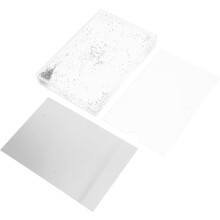 Sublimations-Fotoplatten, Wärmeübertragungsrohling, 4x6 Zoll, Kunststoff-Aluminium-Bilderrahmen, silberbeständig