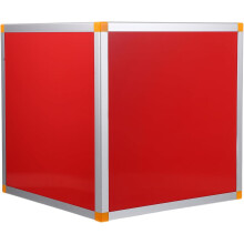 Rote Aluminium-Lotteriebox (leer) für Spendenaktionen