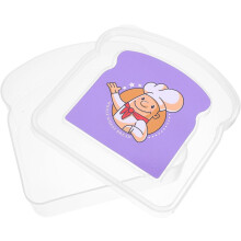 Sandwichdose aus Kunststoff für Erwachsene, leichte PP-Lunchbox mit Deckel