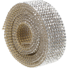 Hot Diamond Ribbon DIY Crafts Rhinestone Strip Selvklebende Rhinestone Ribbon For Klesfestdekorasjoner