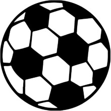 Wohnzimmerteppich mit Fußballmuster, strapazierfähiger Polyesterteppich mit angenehmem Griff