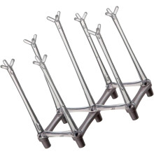 Tassenhalter für bis zu 7 Kaffeetassen, ausziehbarer Tassentrockner, schlicht und elegant, aus ABS- und PP-Material