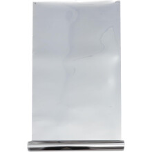 rouleau de film statique pour fenêtre, couleur argent, en PVC, matériau PET, bloque les radiations et protège la peau.