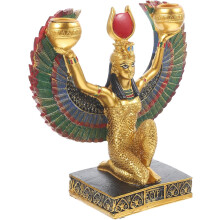 Souvenir-Göttinnen-Ornament, Kunstharz, ägyptischer Stil, dekorative, fein gearbeitete Figur