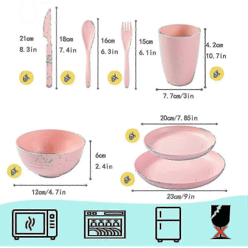 Services de table légers et incassables 1