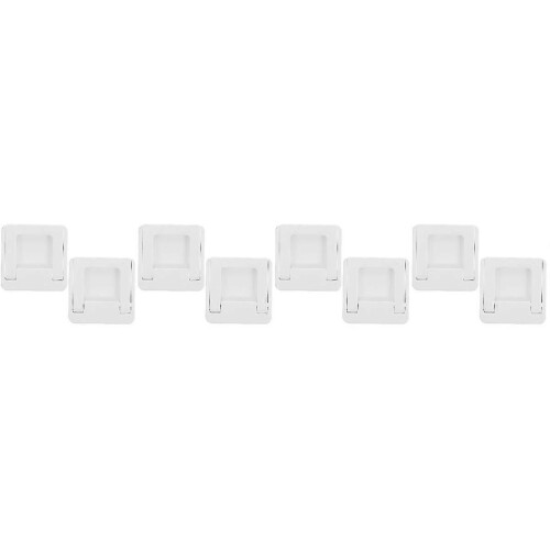 Cupboard Handles Drawer Pull Handle for Easy Application 8Pcs White ABS 1