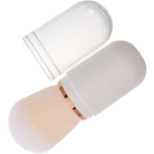 Pinceau de maquillage rétractable de voyage, mini pinceau poudre pour fond de teint, joues, blush et highlighter