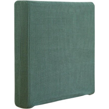 Housse de protection anti-poussière pour radiateur électrique, en polyester vert, esthétique et pratique.