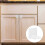 Cupboard Handles Drawer Pull Handle for Easy Application 8Pcs White ABS 5