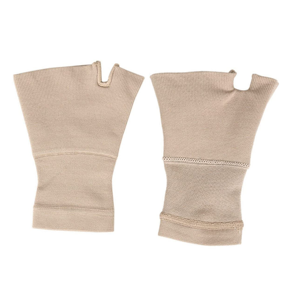 Hkhbjs Fingerless Arthritis Compression Gloves For Men And Women, Elastic Nylon And Spandex Material