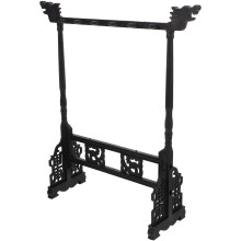 Chinese Style Resin Brush Pen Holder 12 Slots Multi-Purpose Calligraphy Brush Rest