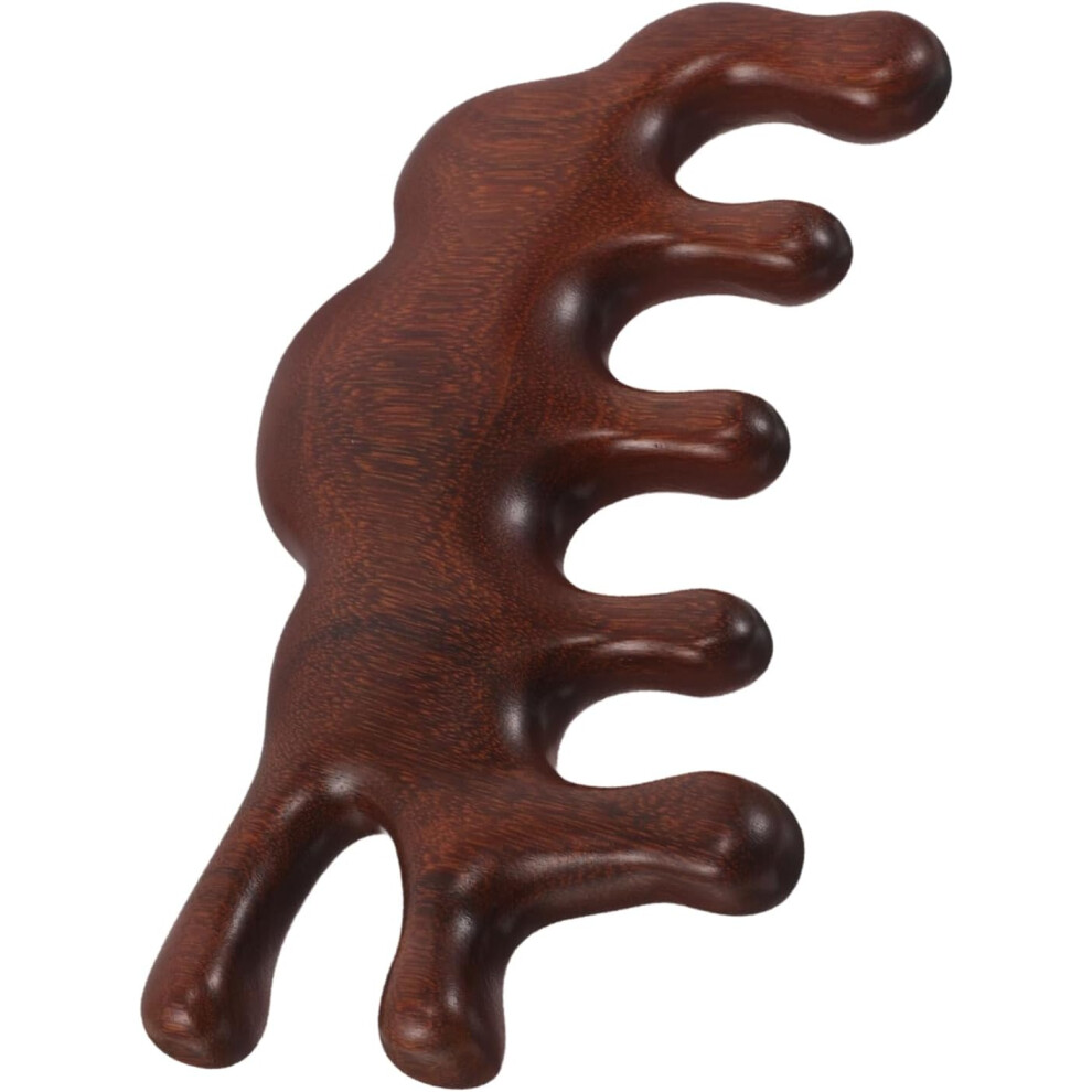 Hkhbjs Sandalwood Scalp Comb Wide Tooth Wooden Massage Tool