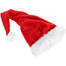 Vianočná pokrývka hlavy s dvojitou vrstvou, zahustená čiapka Santa Claus