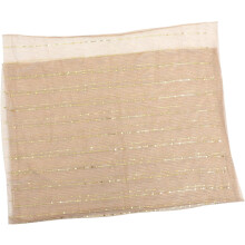 Paillettenstreifen-Schal, leicht, atmungsaktiv, langes modisches Abendtuch/Halstuch, 65 x 175 cm