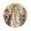 Virgin Mary Embroidery Kit - DIY Religious Art 15cm Diameter Complete Set 1