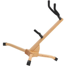 Lichtgewicht saxofoonstandaard van beukenhout, accessoires voor tenorsaxofoon, veelzijdige beige houder