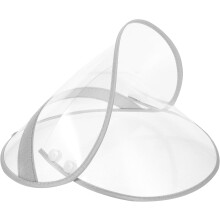 Imperméable, chapeau à visière en plastique, bonnet de pluie imperméable, protection faciale amovible pour l'extérieur