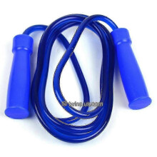 Heavy Rubber Bearing Skipping Rope, Blue for Fitness Use