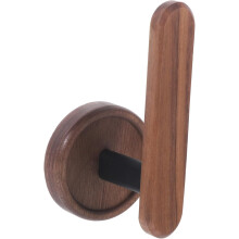 Wandhaken für Haargummis aus Holz, brauner Walnussholz