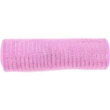 Dekorativ plastnätrulle kransförpackning nätband glitter 9 cm x 26 cm