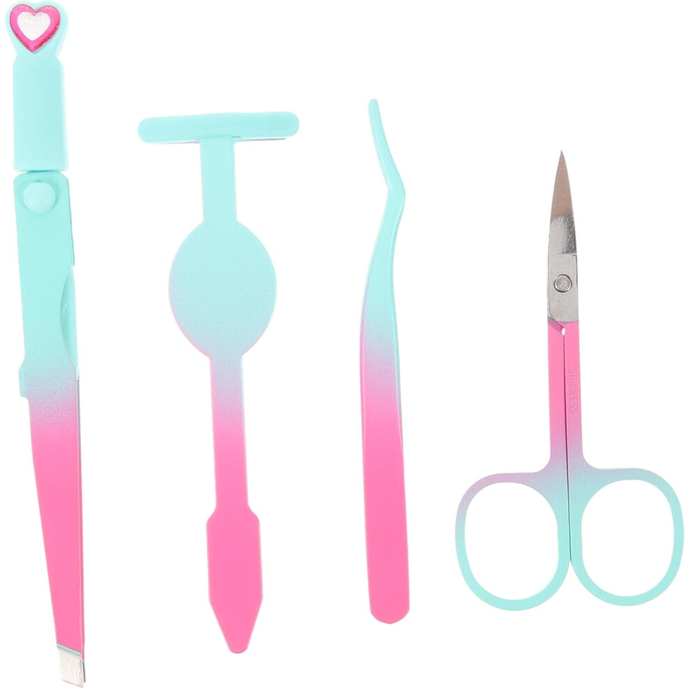 Hkhbjs Ergonomic Handle Design Portable Eyebrow Tweezers Double-End For Travel Use Precision Tweezers