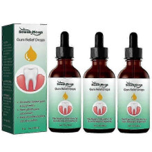 (3pcs) Quickly Gum Repair Serum Drops Relieve Receding Gum Periodontal Blistering Care Teeth Whiten Remove Yellow Toothache Toothpaste