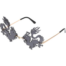 Gafas de sol sin montura para mujer, gafas de sol sin montura, gafas para fiestas disco.