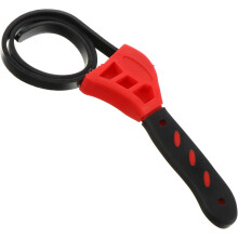 Poignée de clé à molette en caoutchouc, bon amorti, ouvre-bouteille multifonctionnel réglable et robuste