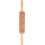 Embossing Rolling Pin for Pie Crust Dough Rolling Pin Multi Functional Beech Wood Cylindrical 1