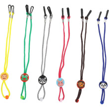 Soportes para mascarillas con estampado de animales de dibujos animados, cordones resistentes y elegantes para mascarillas.