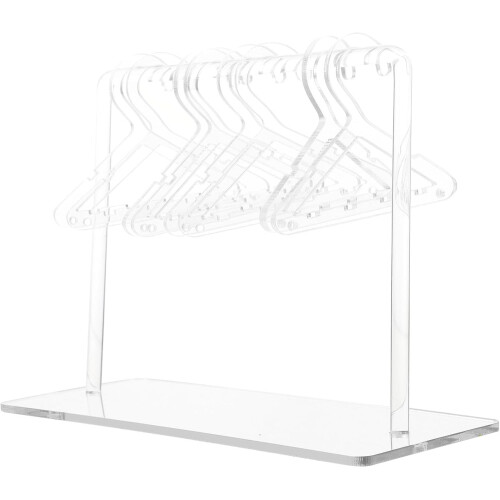 Ohrringhalter aus Acryl mit flachem Boden, elegantes Design