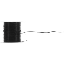Dehnbarer Kristallfaden 0,8 mm 10 m schwarzes elastisches Garn für Haarverlängerungszubehör und Schmuckherstellung