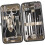 19pcs Multifuncional Unha Clipper Set Unha Grooming Kit para casa e 1