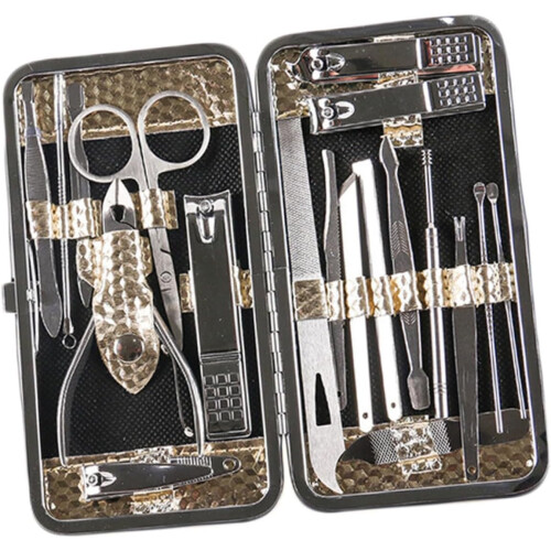 19pcs Multifuncional Unha Clipper Set Unha Grooming Kit para casa e