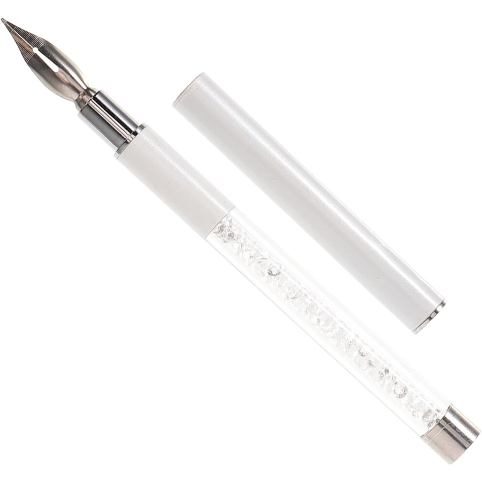 Hkhbjs Nail Art Pen Manicure Rhinestone Picker Pen With Crystal Handle Precision Dotting Tool
