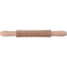 Professionele deegroller met schroefdraad, houten deegroller, ruimtebesparend, beige keukengereedschap