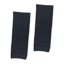 Meias de manga de compressão de bezerro de 2pcs para homens Braço Perna Suporte Formando Banda Meia Guarda de bezerro Preto