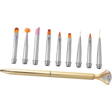 Malstift-Set mit austauschbaren Nagelpinselstiften, Maniküre-DIY-Nageldekorationswerkzeugen für und