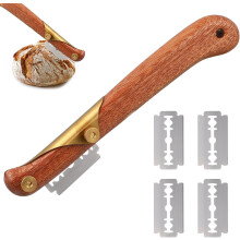 Brotausstecher-Set, Gebäckausstecher, ergonomischer Holzgriff, leicht zu reinigen