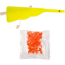 Juego de clip de sujeción para gusanos rojos y soporte metálico para cebo, clip de anzuelo resistente para gusanos de sangre.