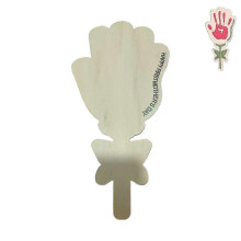 (1pcs) Mother's Day DIY Wooden Hand-Paintable Flower - Happy First Mother's Day Keepsake Kit