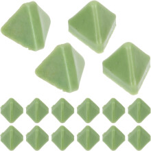 Abrasif triangulaire en résine 12 x 12 mm, grain 500, média de polissage à tambour rapide
