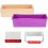 4Pcs DIY Handmade Soap Mold Set Rectangular Flexible Soap Loaf Mold with Wooden Box 1