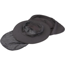 Dunkler Outdoor-Sonnenhut für den Sommer, UV-Schutz, Angelkappe, schnelltrocknend, zum Schutz von Gesicht und Nacken