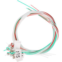 Jeu de cordes de lyre en nylon professionnel, qualité stable et uniforme, 15 cordes incluses