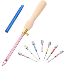 Stempelnadel-Set, praktisches Punch-Needle-Set, Stickwerkzeug, DIY-Stickerei, Multifunktions-Strickwerkzeug