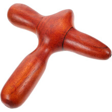 Ergonomisches, leichtes Fußmassagegerät aus Holz mit Akupressurstab für unterwegs