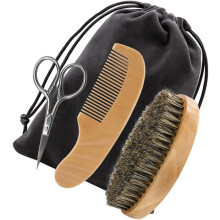 Baardscheerset (4 stuks) - Accessoires voor baardverzorging voor mannen - Gezichtshaar verzorgen en stylen thuis